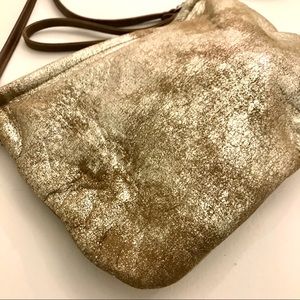 Rough & Tumble Crossbody Clutch Bag Gold Mink